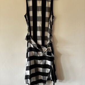 Rag & Bone ADORABLE Black and White checked dress